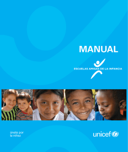 Child Friendly Schools Manual SP 05282009