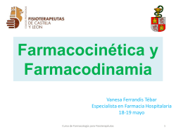 2.- Farmacocinetica y Farmacodinamia