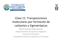 Clase 11QOIII2014 - Departamento de Química Orgánica