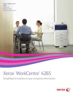 Folleto - Xerox