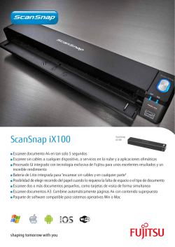 ScanSnap iX100 - Fujitsu