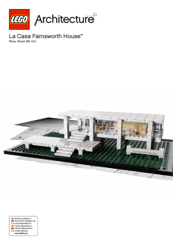 La Casa Farnsworth House™ - Lego