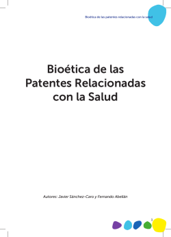 Bioética de las Patentes Relacionadas con la Salud - Correo