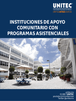 INSTITUCIONES DE APOYO COMUNITARIO CON - Unitec