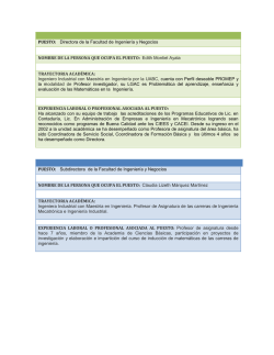 Información Curricular de Autoridades y Funcionarios - UABC