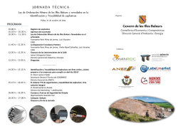 JORNADA TÉCNICA - Colegio de Ingenieros Técnicos de Minas de