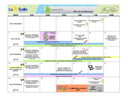 Planeación Calendario Anual Ciclo 2014-2015.pub - Colegio