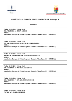LIGA PROV. JUNTA-DIPU F.8 ALEVÍN MASCULINO- Grupo A
