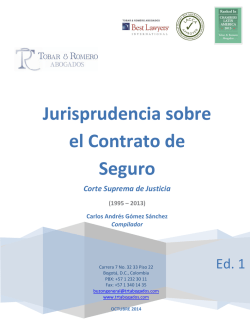 Jurisprudencia en seguros 1995 - 2013.pdf