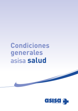Condicionado general Asisa Salud