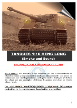 Instrucciones Tanques 1:16 Heng Long - Expertos en Radio Control
