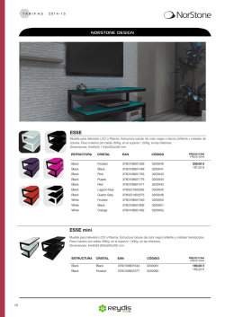 Lista de Precios Muebles 2015 [Descargar] - Reydis