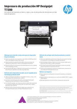 Impresora de producción HP Designjet T7200 - Hewlett Packard