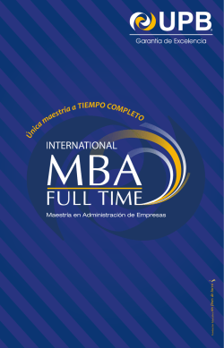 Brochure MBA Full Time- 2015.pdf - UPB