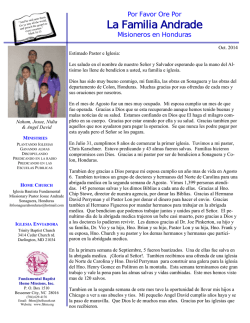 La Familia Andrade - Fundamental Baptist Home Missions, Inc.