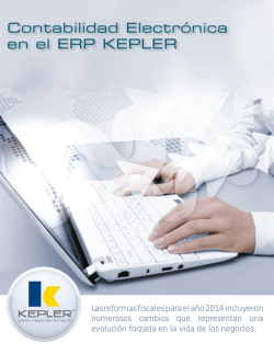 Contabilidad electrónica - erp kepler