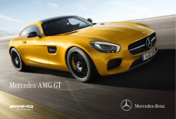 Descargar el catálogo del Mercedes-AMG GT (PDF)