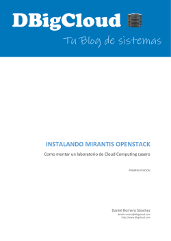 INSTALANDO MIRANTIS OPENSTACK - DBigCloud
