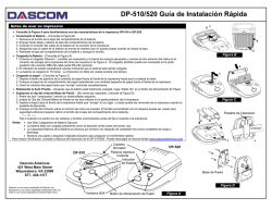 DP520 Guía de Instalación Rápida - Dascom
