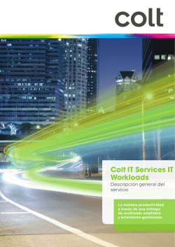 Colt IT Services IT Workloads
