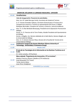 programa preliminar - Jornadas Argentina Sustentable