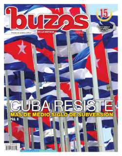 No. 634 Cuba resiste más de medio siglo de - Revista Buzos