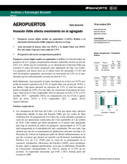 AEROPUERTOS Nota Sectorial - Casa de Bolsa Banorte Ixe