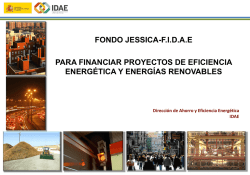 Presentación FONDO JESSICA - F.I.D.A.E.