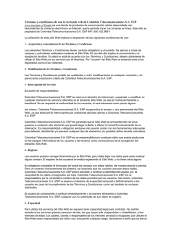 Acepto términos y condiciones - Movistar Colombia