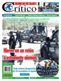 Policías de Chilpancingo disparan contra - El Punto Critico