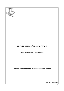 programación didáctica - Ministerio de Educación, Cultura y Deporte