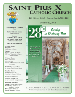 2014-10-12 - St. Pius X Catholic Church