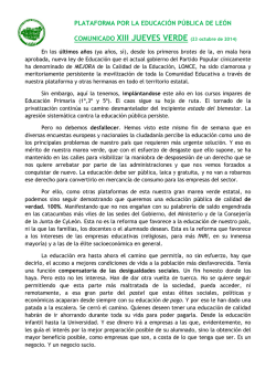 Lea el manifiesto de la protesta contra Serunión - Leonoticias
