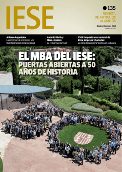 el MBA del IeSe: - revista iese.