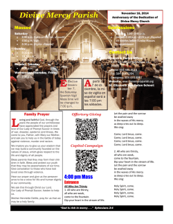 Divine Mercy Parish - E-churchbulletins.com