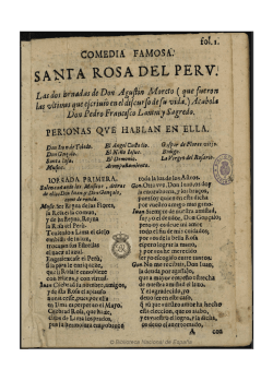 Santa Rosa del Peru - Biblioteca Virtual Miguel de Cervantes