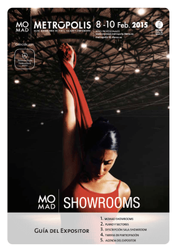 Guía del Expositor Showrooms - Ifema