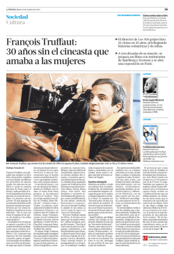 François Truffaut: 30 años sin el cineasta que amaba - Papel Digital