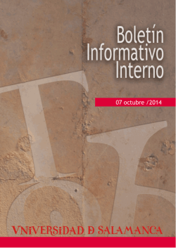 Boletín Informativo Interno nº 27/25 de abril de 2013