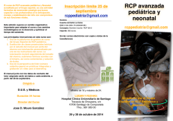 RCP Avanzada pediátrica y neonatal - AGAPap