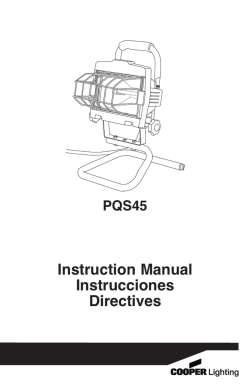 Instruction Manual Instrucciones Directives - Home Depot