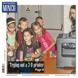 10/1/2014 San Manuel Miner - Copper Area News Publishers