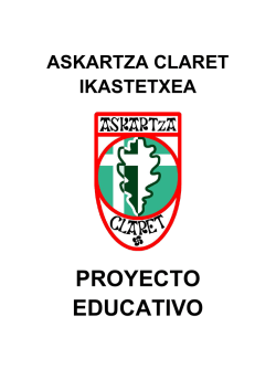 Proyecto educativo.pdf - Askartza Claret