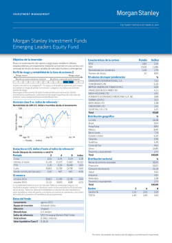 Morgan Stanley Investment Funds Emerging Leaders Equity Fund