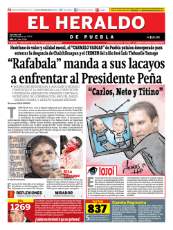 “Rafabala” manda a sus lacayos a enfrentar al Presidente Peña