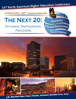 16th North American Higher Education Conference - CONAHEC