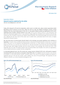 Macroeconomic Research Chile Inflation - El Mostrador Mercados