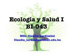 Ecología y Salud I BI-043