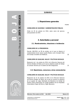 Descargar boletín nº 211 completo - Junta de Andalucía
