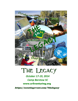 The Legacy - Indian Waters Council